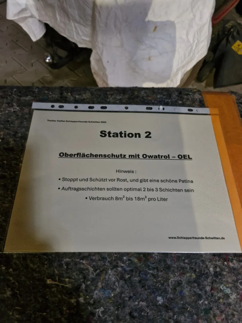 Zubehör Station 2 Treffen am 13.09.2025