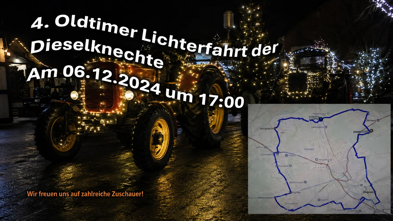 4. Oldtimer Lichterfahrt der Dieselknechte – 6. Dezember 2024